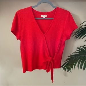 Madewell wrap top
